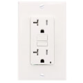 Product Image of Self-test SmartlockPro Slim Tamper Resistant GFCI Receptacle, 20A, NEMA 5-20R - White (125V)