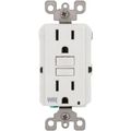 Product Image of SmartlockPro Slim Tamper/Weather Resistant Self-Test GFCI Receptacle, 2P, 15A, NEMA 5-15R - White (125V)