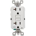 Product Image of SmartlockPro Slim Tamper/Weather Resistant Self-Test GFCI Receptacle, NEMA 5-20R - White (125V)