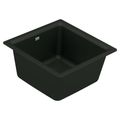 Product Image of 25" X 22" X 9.5" Granite Single Bowl Dual Mount Sink, GGB3018B