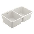 Product Image of 33" X 18.5" X 9.5" Granite Double Bowl Sink, Undermount, GGW4012B