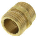 Product Image of 3/4" Male Hose x 3/4" Male Hose (1/2" FIP Tap) Brass Garden Hose Adapter