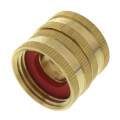 Product Image of 3/4" Female Hose x 3/4" Female Hose Brass Garden Hose Swivel