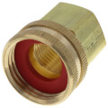 Product Image of 3/4" Female Hose x 1/2" Female Pipe Brass Garden Hose Swivel (S11)