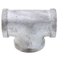 1-1/4" x 1-1/4" x 1-1/2" Galvanized Bull Head Tee
