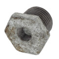 1/2" x 1/8" Galvanized Malleable Hex Bushing