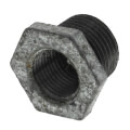 1/2" x 3/8" Galvanized Malleable Hex Bushing