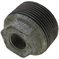 1-1/4" x 3/8" Galvanized Malleable Hex Bushing
