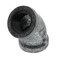 Product Image of 1/2" Galvanized Malleable 45° Elbow
