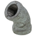 1/4" Galvanized Malleable 45° Elbow