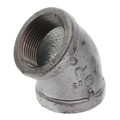 1-1/4" Galvanized Malleable 45° Elbow