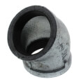 2-1/2" Galvanized Malleable 45° Elbow