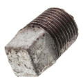 Product Image of 1/8" Galvanized Malleable Square Head Plug