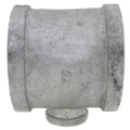 Product Image of 3" x 1" Galvanized Malleable Reducing Tee