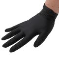 Product Image of Nitrile Gloves, Medium - Black (Box of 100)