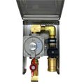 Product Image of Stainless Steel Gas Plug with 1/2" Rear NPT Inlet x 1/2" Quick Disconnect Outlet, 2 PSI