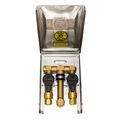 Product Image of Double Gas Plug with 1/2" Rear NPT Inlet x 2 x 3/8" Quick Disconnect Outlets