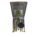 Product Image of Stainless Steel Gas Plug with 1/2" Bottom NPT Inlet x 3/8" Quick Disconnect Outlet