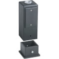 Product Image of 9" Deck Mount Outdoor Post for Outdoor Light Fixtures