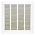 Product Image of 20" x 20" (Wall Opening Size) Steel Lanced Filter Grille w/ R6 Insulation, 1/3" Fin Spacing (White)