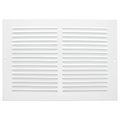 Product Image of 12" x 8" (Wall Opening Size) Sidewall/Ceiling Return Air Grille (White)