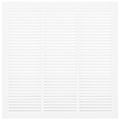 Product Image of 18" x 18" (Wall Opening Size) Sidewall/Ceiling Return Air Grille w/ 1/2" Fin Spacing (White)
