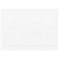 Product Image of 20" x 14" (Wall Opening Size) Sidewall/Ceiling Return Air Grille w/ 1/2" Fin Spacing (White)