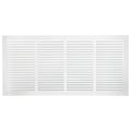 Product Image of 24" x 10" (Wall Opening Size) Sidewall/Ceiling Return Air Grille (White)