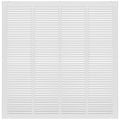 Product Image of 24" x 24" (Wall Opening Size) Sidewall/Ceiling Return Air Grille w/ 1/2" Fin Spacing (White)