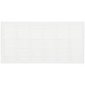 Product Image of 30" x 14" (Wall Opening Size) Sidewall/Ceiling Return Air Grille w/ 1/2" Fin Spacing (White)