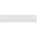 Product Image of 36" x 6" (Wall Opening Size) Return Air Grille, 1/3" (White)