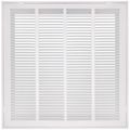 Product Image of 20" x 20" (Wall Opening Size) Sidewall/Ceiling Return Air Filter Grille, 1/2" (White)