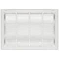 Product Image of 24" x 16" (Wall Opening Size) Sidewall/Ceiling Return Air Filter Grille w/ 1/2" Fin Spacing (White)