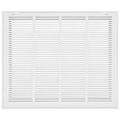 Product Image of 24" x 20" (Wall Opening Size) Sidewall/Ceiling Return Air Filter Grille w/ 1/2" Fin Spacing (White)