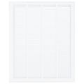 Product Image of 24" x 30" (Wall Opening Size) Sidewall/Ceiling Return Air Filter Grille w/ 1/2" Fin Spacing (White)