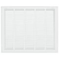 Product Image of 25" x 20" (Wall Opening Size) Sidewall/Ceiling Return Air Filter Grille w/ 1/2" Fin Spacing (White)