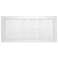 Product Image of 30" x 12" (Wall Opening Size) Sidewall/Ceiling Return Air Filter Grille, 1/2" (White)
