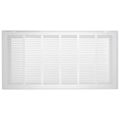 Product Image of 30" x 14" (Wall Opening Size) Sidewall/Ceiling Return Air Filter Grille, 1/2" (White)