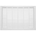 Product Image of 30" x 20" (Wall Opening Size) Sidewall/Ceiling Return Air Filter Grille, 1/2" (White)