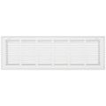 Product Image of 30" x 8" (Wall Opening Size) Sidewall/Ceiling Return Air Filter Grille w/ 1/2" Fin Spacing (White)
