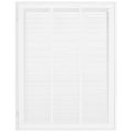 Product Image of 18" x 24" (Wall Opening Size) Sidewall/Ceiling Return Air Filter Grille w/ 1/3" Fin Spacing (White)