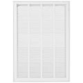 Product Image of 20" x 30" (Wall Opening Size) Sidewall/Ceiling Return Air Filter Grille w/ 1/3" Fin Spacing (White)