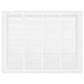 Product Image of 24" x 18" (Wall Opening Size) Sidewall/Ceiling Return Air Filter Grille w/ 1/3" Fin Spacing (White)