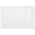 Product Image of 25" x 16" (Wall Opening Size) Sidewall/Ceiling Return Air Filter Grille w/ 1/3" Fin Spacing (White)