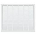 Product Image of 30" x 24" (Wall Opening Size) Sidewall/Ceiling Return Air Filter Grille w/ 1/3" Fin Spacing (White)