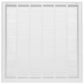 Product Image of 30" x 30" (Wall Opening Size) Sidewall/Ceiling Return Air Filter Grille w/ 1/3" Fin Spacing (White)