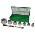 Product Image of 17-Piece, 2" Punch Hole Hydraulic Knockout Punch Set, Self Centering, 7307
