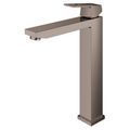 Product Image of Eurocube Single Hole Single-Handle Deck Mount Vessel Sink Faucet, 1.2 GPM (Hard Graphite)