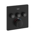 Product Image of Grohtherm SmartControl Triple Function Thermostatic Valve Trim (Matte Black)