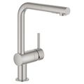 Product Image of Minta Single-Handle Pull-Out Kitchen Faucet Dual Spray 1.75 GPM (Supersteel)